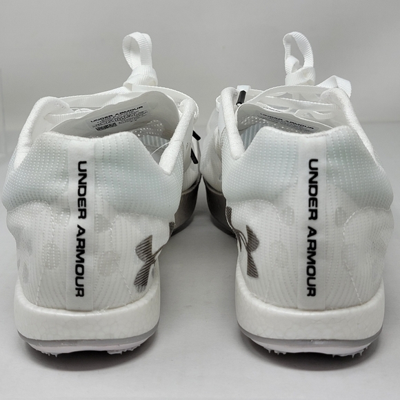 Under Armour Shakedown Elite Breeze White Track Field 3027568-100 Men Sz 9.5 New main image 5